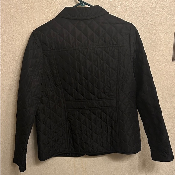 Croft & Barrow Women Black  Quilted Coat Size Small Petite - Picture 3 of 4